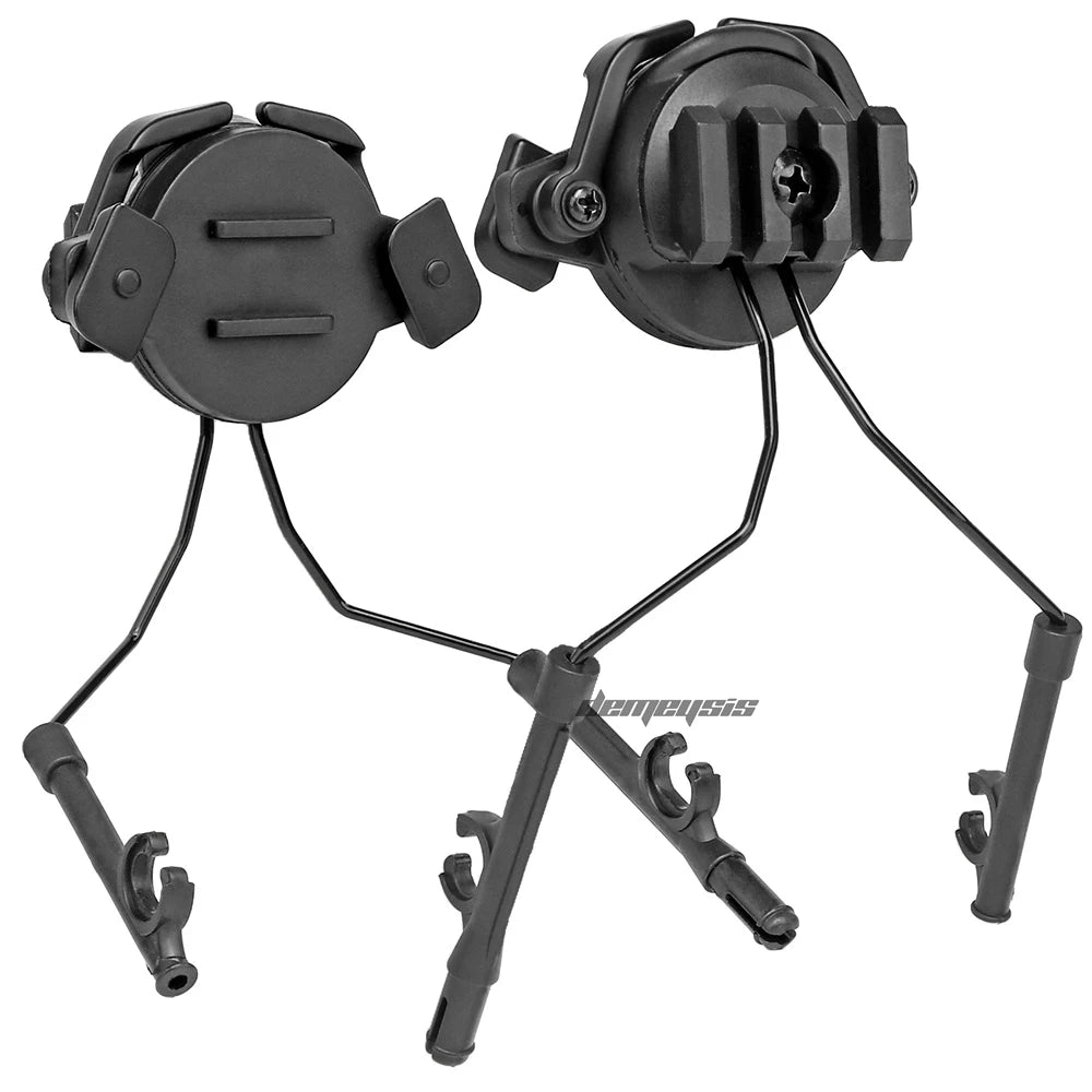 Tactical Helmet Accessories Airsoft Headset Holder Fast Helmets Rail Adapter Set Adjustable Rail Suspension Bracket